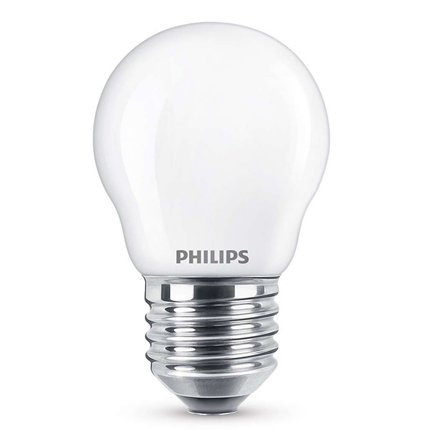 Afbeelding vergroten Philips Kogel LED lamp 4,3 Watt 470 Lumen Mat