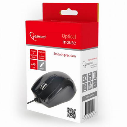 Afbeelding vergroten Gembird Optische Muis USB