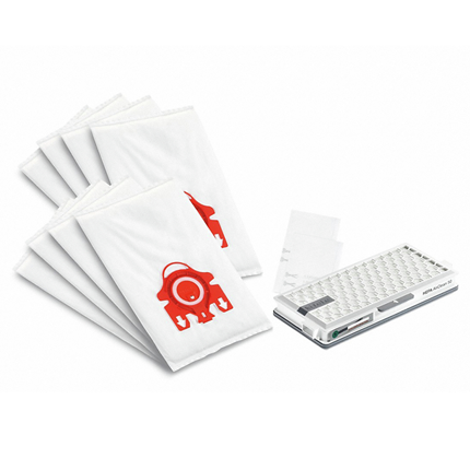Afbeelding vergroten Miele stofzuigerzakken FJM HyClean 3D 8 Stuks + HEPA filter