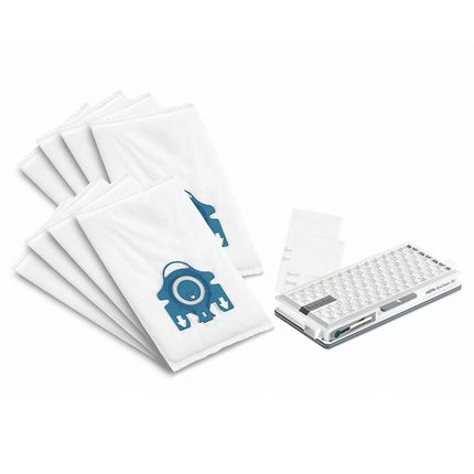 Afbeelding vergroten Miele stofzuigerzakken GN HyClean 3D 8 Stuks + HEPA filter