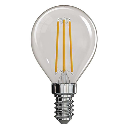 Afbeelding vergroten Emos LED lamp E14 4W 465Lm mini-kogel filament