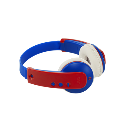 Afbeelding vergroten JVC Kids Hoofdtelefoon draadloze Bluetooth blauw HA-KD9BT