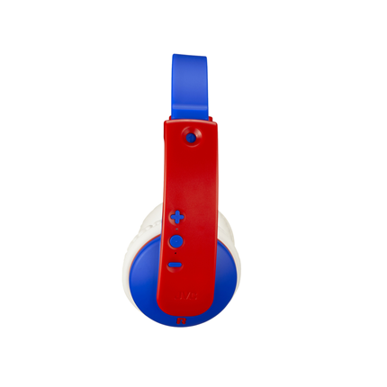 Afbeelding vergroten JVC Kids Hoofdtelefoon draadloze Bluetooth blauw HA-KD9BT