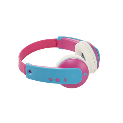 Afbeelding vergroten JVC Kids Hoofdtelefoon draadloze Bluetooth roze HA-KD9BT