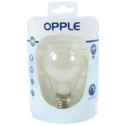 Afbeelding vergroten Opple Led Lamp E27 4W 470Lm Kogel Filament Dimbaar