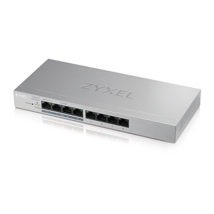 Afbeelding vergroten Zyxel Gigabit Switch 8 poorts + PoE