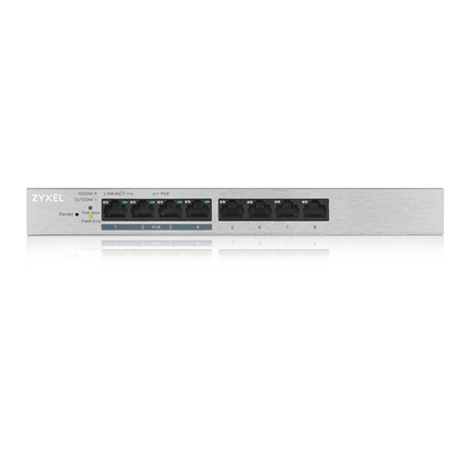 Afbeelding vergroten Zyxel Gigabit Switch 8 poorts + PoE