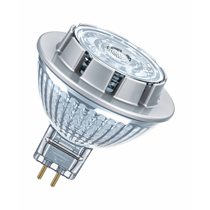 Afbeelding vergroten Osram ledlamp GU5,3 12V 7,8W MR16 dimbaar 4052899957541, 4058075095045 3000K (warm white)