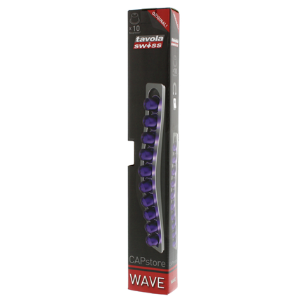 Afbeelding vergroten Tavloa Swiss CAPstore Wave Capsulehouder Nespresso A10 Rood