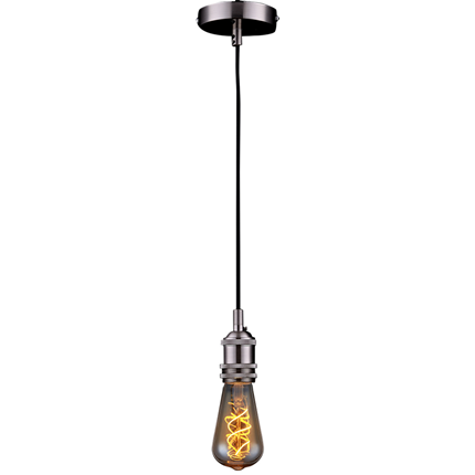 Afbeelding vergroten Led's Light Vintage Pendelsnoer E27 100W Staal 1,5 Meter