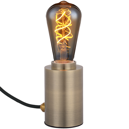 Afbeelding vergroten Led's Light Pendelsnoer Staand E27 100W Messing