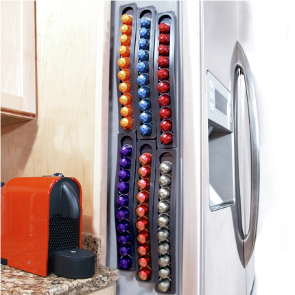 Afbeelding vergroten Tavloa Swiss CAPstore Wave Capsulehouder Nespresso A10 Rood