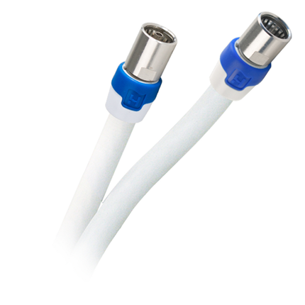 Afbeelding vergroten Hirschmann Coaxkabel F-connector - Antennestekker (F) 3 meter