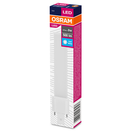 Afbeelding vergroten Osram ledlamp G23 4,5W 840 Dulux S