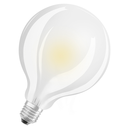 Afbeelding vergroten Osram ledlamp globe 95 E27 8,5W dimbaar mat