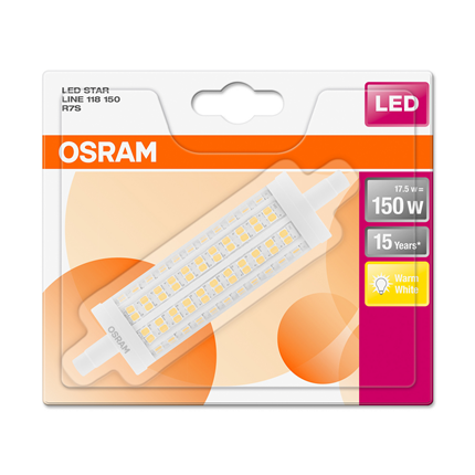 Afbeelding vergroten Osram ledlamp R7S 18W Line