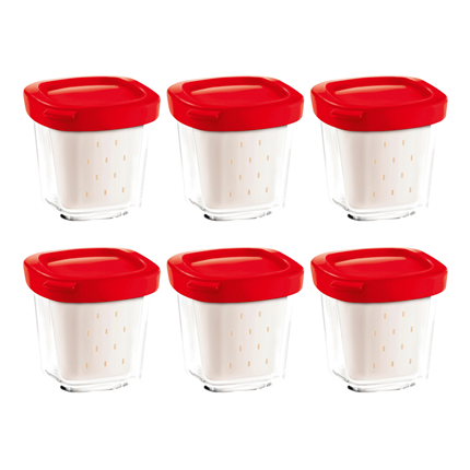 Afbeelding vergroten SEB 6 yoghurtpotjes Multi délices XF100501