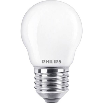 Afbeelding vergroten Philips LED lamp E27 2.2 watt 250Lm Kogel mat