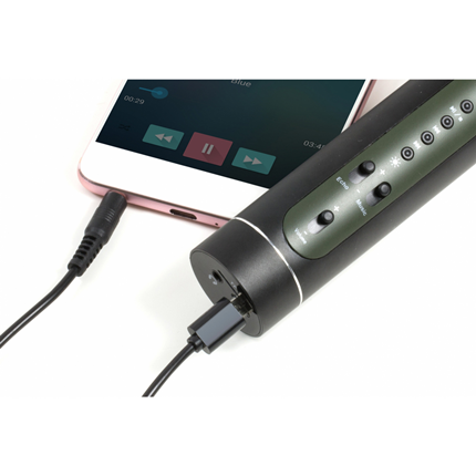 Afbeelding vergroten Technaxx X35 Karaoke Microfoon Zwart