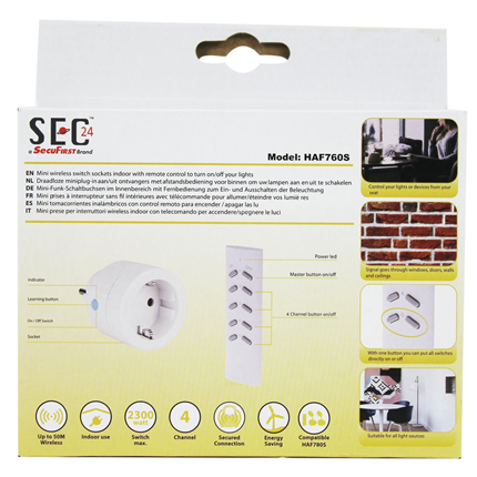 Afbeelding vergroten SEC24 3-voudige schakelset HAF760S