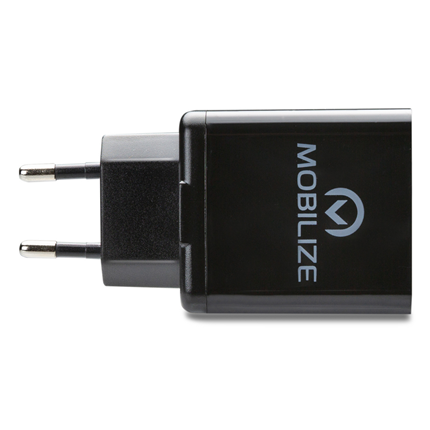 Afbeelding vergroten Mobilize USB Thuislader 1x USB-C 1x USB 2.0