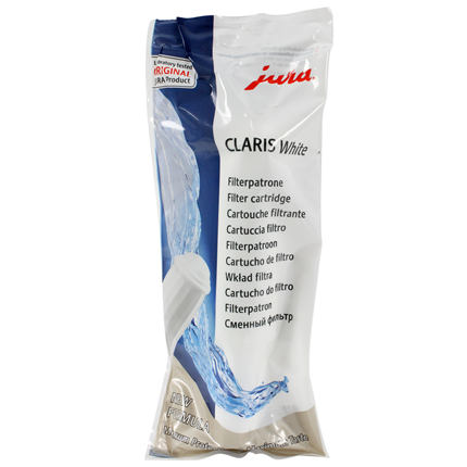 Afbeelding vergroten Jura waterfilterpatroon steekbaar Claris White 1-Pack 60209