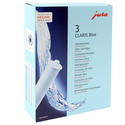 Afbeelding vergroten Jura waterfilterpatroon steekbaar Claris Blue 3 stuks 71312