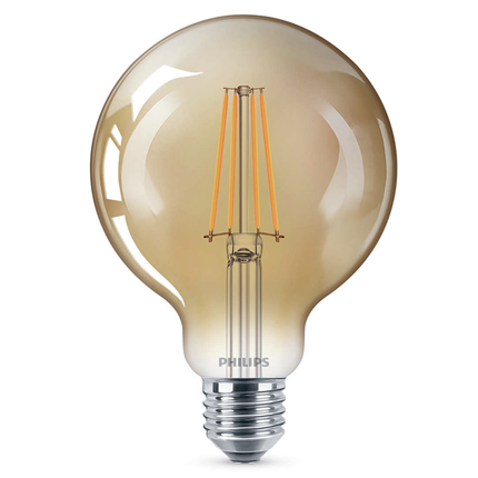 Afbeelding vergroten Philips Led lamp 8w 630Lm Bol Dimbaar Fillament
