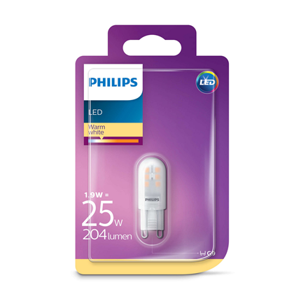Afbeelding vergroten Philips Led lamp G9 1,9watt 204LM Capsule