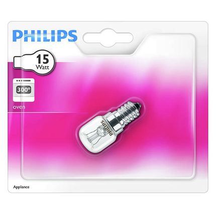 Afbeelding vergroten Philips Ovenlamp E14 15W - 300° Buis