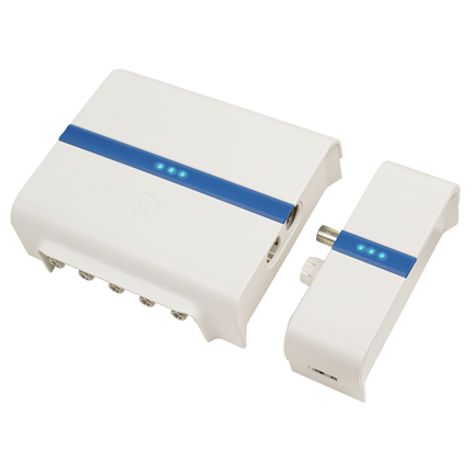 Afbeelding vergroten Hirschmann in home CAI versterker met gigabit plug in adapter