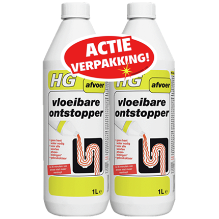 Afbeelding vergroten HG Vloeibare Ontstopper 2-pack