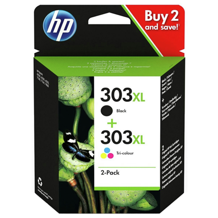 Afbeelding vergroten HP cartridge 303XL zwart + kleur