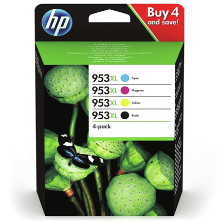 Afbeelding vergroten HP cartridge 953 XL zwart + kleur