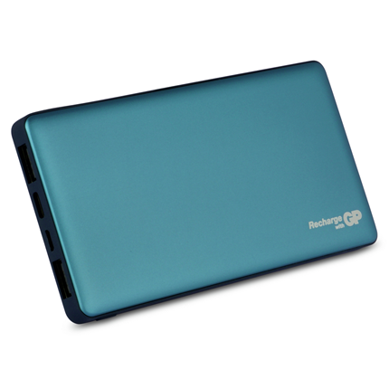 Afbeelding vergroten GP BATTERIES portable power bank M-serie 10000 mAh MP10MA teal