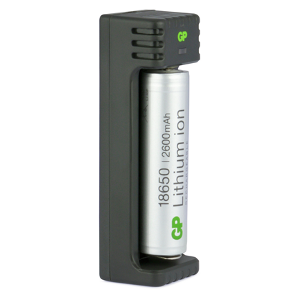 Afbeelding vergroten GP BATTERIES oplader Li-lon 18650 2600mAh L111