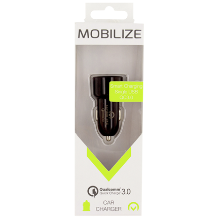 Afbeelding vergroten Mobilize Autolader 1 x USB 1500mA MOBCC016 Zwart