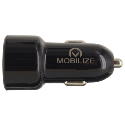 Afbeelding vergroten Mobilize Autolader 2 x USB 4800mA Snellader MOBCC018