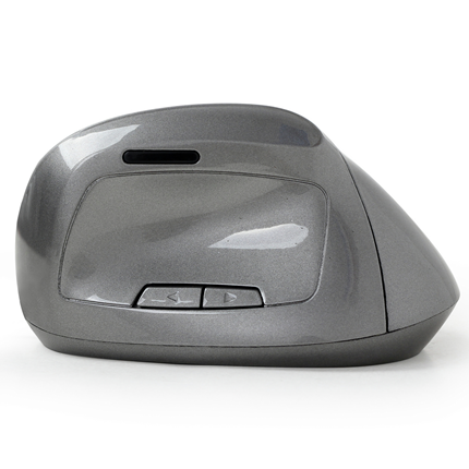 Afbeelding vergroten Gembird draadloze ergonomische muis MUSWERGO02 grijs