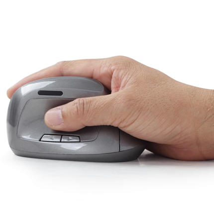 Afbeelding vergroten Gembird draadloze ergonomische muis MUSWERGO02 grijs