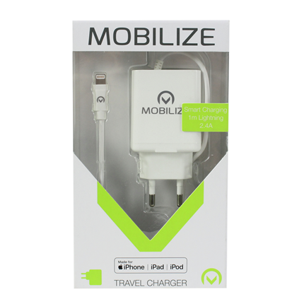 Afbeelding vergroten Mobilize snellader Apple smartlightning 24698