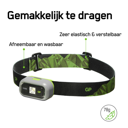 Afbeelding vergroten GP LED Hoofdlamp Activity 300Lm