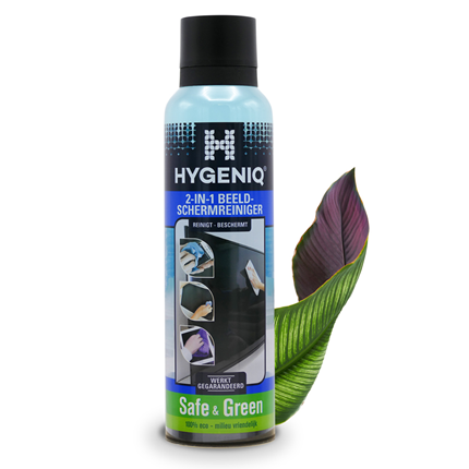 Afbeelding vergroten Hygeniq ecologische 2-in-1 beeldschermreiniger 185ml