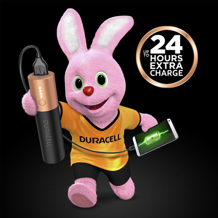 Afbeelding vergroten Duracell Powerbank 3350mAh 1x USB