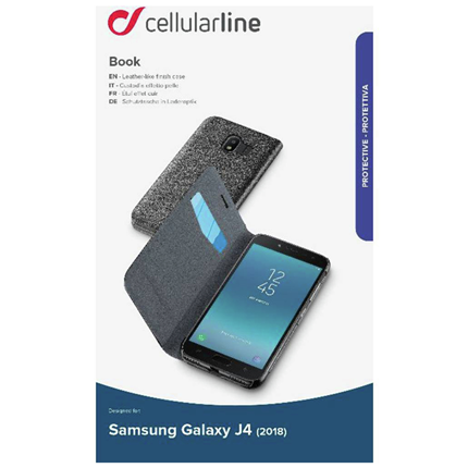 Afbeelding vergroten Cellular Line Samsung J4 2018 Bookcase Essential Zwart