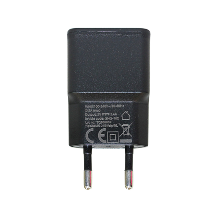 Afbeelding vergroten Grab ’n Go Thuislader 2 x USB Zwart 2 Meter