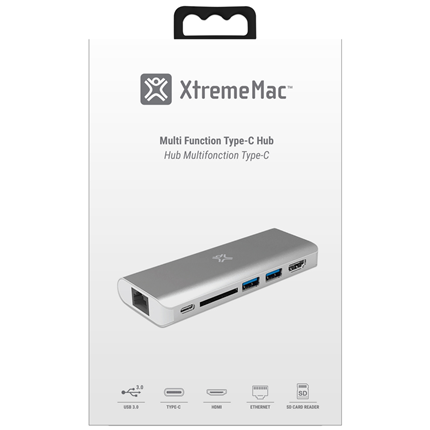 Afbeelding vergroten XtremeMac externe 6-poorts type-C hub