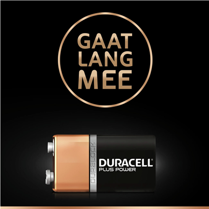 Afbeelding vergroten Duracell 9V Batterij Plus Power 2 stuks