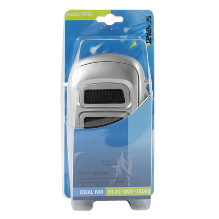 Afbeelding vergroten Scanpart Scart Splitter 3-weg