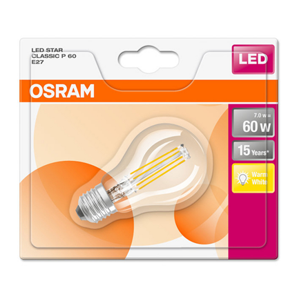 Afbeelding vergroten Osram ledlamp E27 6W Classic P 4058075108400